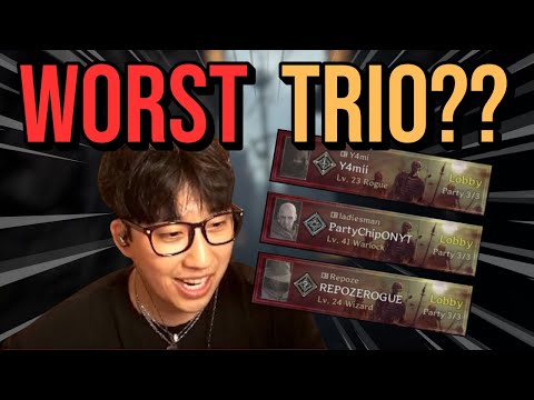 The WORST Trio NA?? (Ft. PartyChip & Repoze) | Dark and Darker