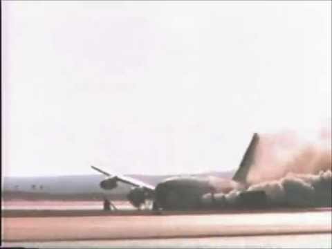 Airplane crash with cartoon sound effects