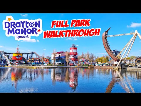 Drayton Manor Resort: A Full Walkthrough of one of the UK's Top Theme Park (April 2023) [4K]