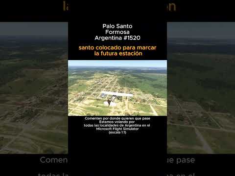 Palo Santo, Formosa desde el Microsoft Flight Simulator #palosanto #formosa #msfs #argentina