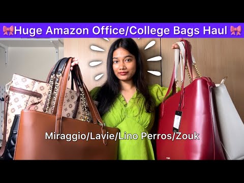 Office and College Bags from Amazon! BagsHaul & review #amazonfinds #haul
