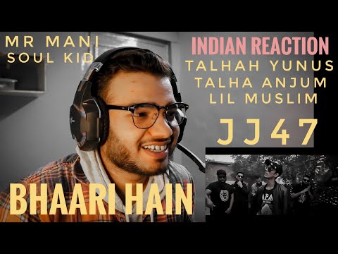BHAARI HAIN | INDIAN REACTION & REVIEW | TALHAH YUNUS | JJ47 | TALHA ANJUM | URDU RAP | TCRH