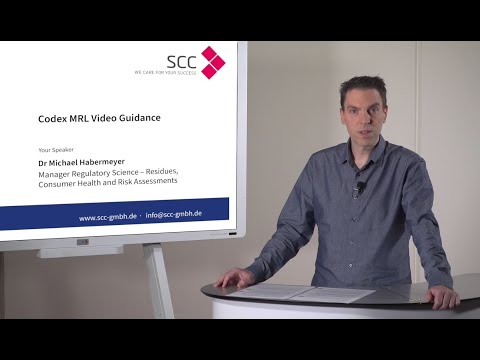 Codex Maximum Residue Levels (MRL)