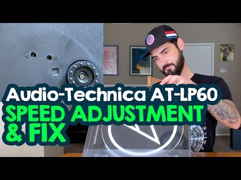 Audio-Technica AT-LP60 Speed Adjustment Tutorial and Fix