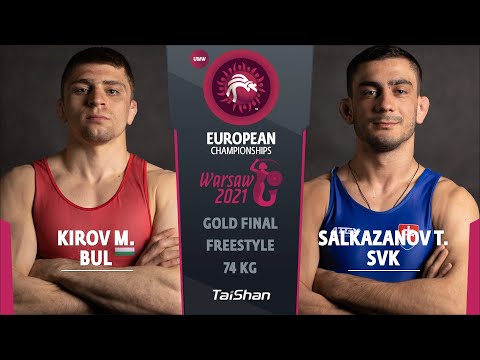 GOLD FS - 74 kg: M. KIROV (BUL) v. T. SALKAZANOV (SVK)