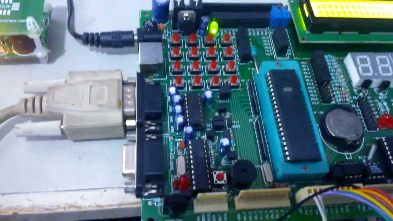 Interfacing RFID Reader to 8051projects board