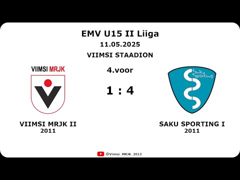 2025.05.11 - EMV U15 II Liiga - 4.voor - Viimsi MRJK II vs Saku Sporting I