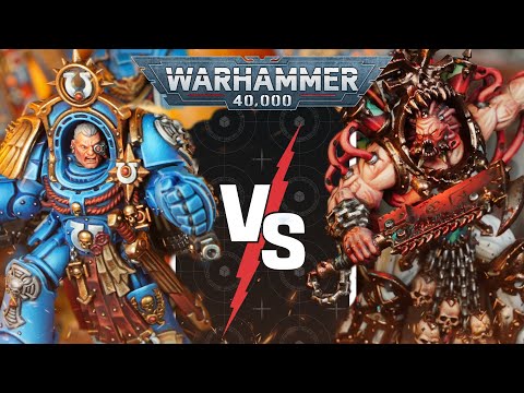 *NEW ULTRAMARINES!* Space Marines vs World Eaters | Warhammer 40k Battle Report