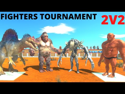 FIGHTERS TOURNAMENT - INFERNALS + FANTASY VS PRIMATES + CARNIVORE DINOS - 2V2 - ARBS