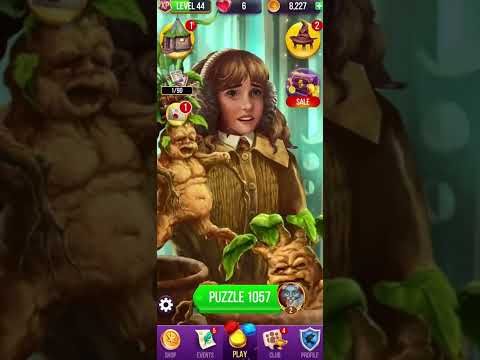 1057 Mandrakes at game Harry Potter Puzzles & Spells