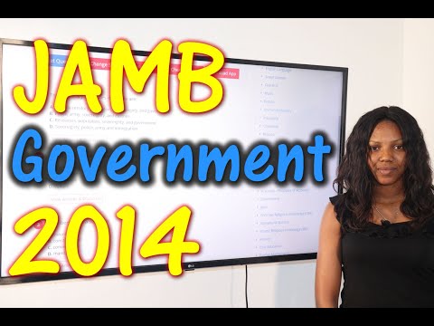 JAMB CBT Government 2014 Past Questions 1 - 24