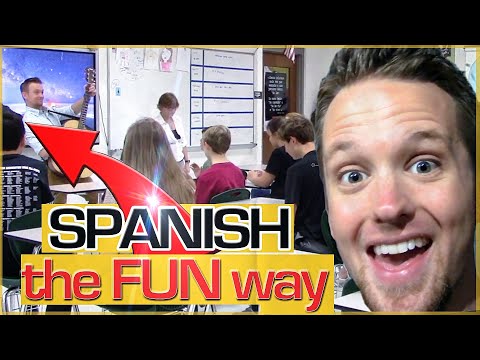 Spanish Prepositions Song - Señor Zauche and the Montford Spanish Club