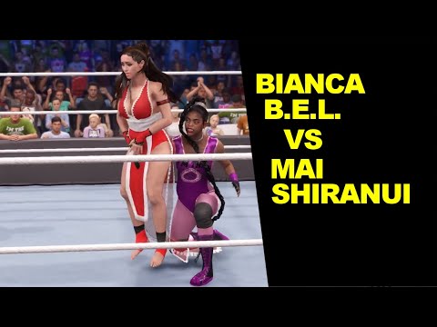 WWE 2K22 Bianca B.E.L. vs Mai Shiranui - No Holds Barred