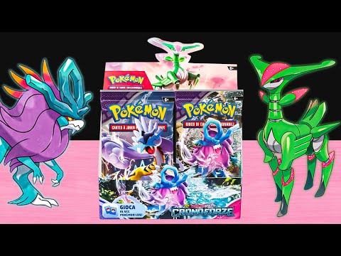 Apro 36 BUSTINE di Pokémon CRONOFORZE - Acquecrespe VS Fogliaferrea