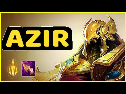 AZIR VS YASUO MID GAMEPLAY