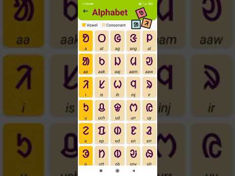 Let's learn Santhali Olchiki Alphabets