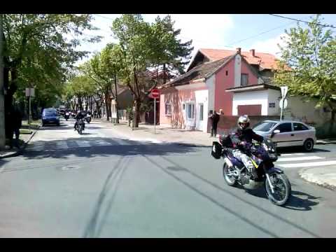 Osvestenje motora i blagoslov motorista 2017 Defile grad