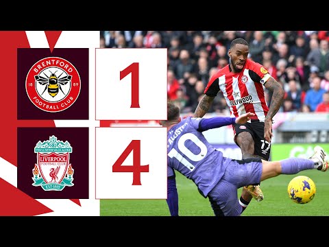 Toney on target but Bees lose to Liverpool | Brentford 1-4 Liverpool | Premier League Highlights