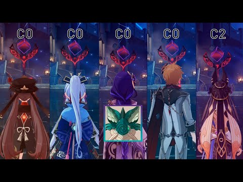 Setekh Wenut Oneshot Combo - Top Strongest DPS Team on 3.5 Abyss - Floor 12 Genshin Impact 3.5