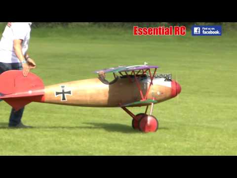 GIANT SCALE DAWN PATROL UK RC WW1 WARBIRDS: Weston Park 2016