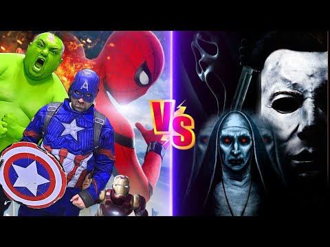 Superheroes in Scariest Movie Ever