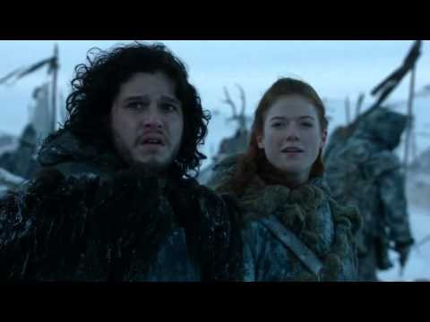 GoT 3x01 - Jon Snow and Ygritte arrive at Wildling's Camp (HD)