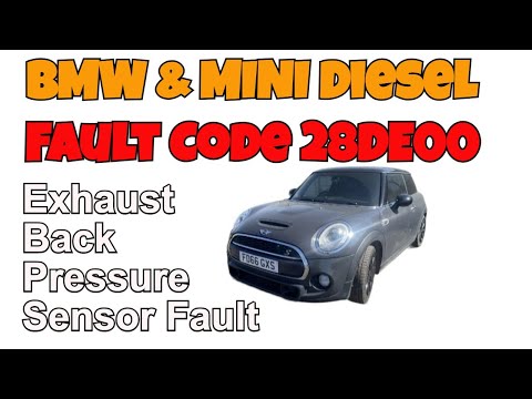 BMW & MINI Fault Code 28DE00 - Easy Fix (Exhaust Back Pressure Sensor)