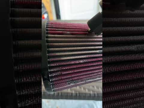 Quick clean K&N filter