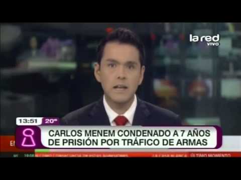 Carlos Menem condenado a 7 años de prisión