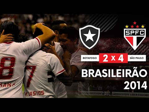 Botafogo 2x4 São Paulo - Brasileirão 2014