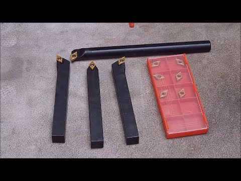A great indexable carbide tooling kit for newbie metal  lathe owners