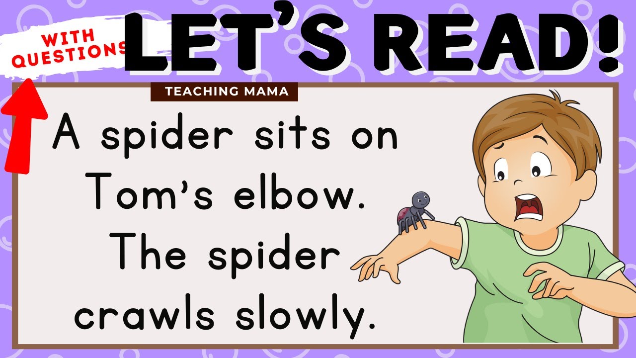 LET'S READ! | READING COMPREHENSION PRACTICE FOR KIDS | LEARN TO READ ENGLISH | TEACHING MAMA