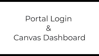 New Portal find Canvas VCCCD DO