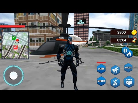 Venom Spider Crime City | Black Spider Venom Simulator - NS City Gangsters | Android GamePlay HD