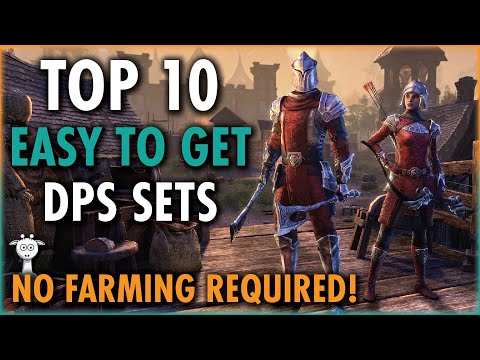 Top 10 Easy to Get DPS Sets | ESO PvE Guide | Ascending Tide DLC