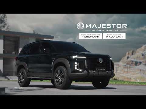 The All-New MG Majestor | India's 1st D+ SUV | MG Motor India