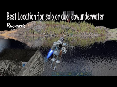 Best Location Cave Underwater at Ragnarok for Solo or Duo - Ark