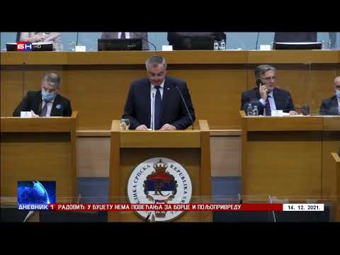 NSRS: Sjednica po hitnom postupku razmatra predlog programa ekonomskih reformi (BN TV 2021) HD