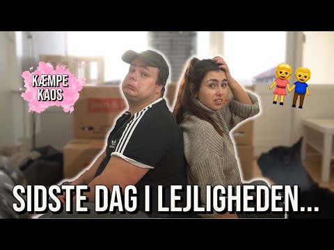 SIDSTE DAG I LEJLIGHEDEN | VI PAKKER ALT NED | FLYTTEVLOG #1