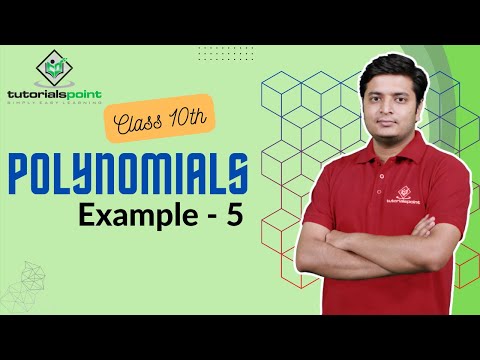 Class 10th Example 5 of Polynomials Hindi