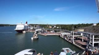 preview picture of video 'Arriving in Mariehamn - from onboard the M/S Viking Grace'