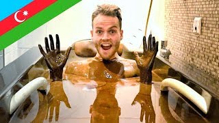 BATHING IN PETROL NAKED in Azerbaijan 🇦🇿