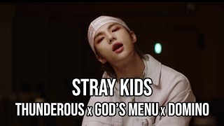 Download lagu Stray Kids - Thunderous x God's Menu x DOMINO [Mashup] mp3