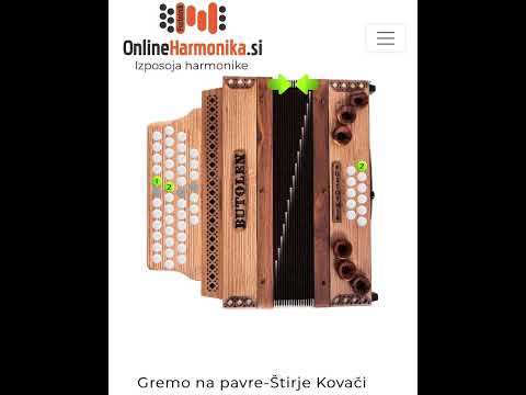 Gremo na pavre Štirje Kovači ONLINEHARMONIKA #domače