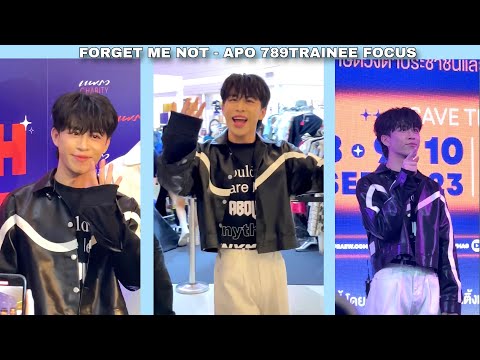 FORGET ME NOT - APO 789TRAINEE FOCUS