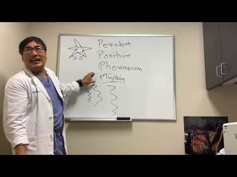 Persistent positive visual phenomenon of migraine