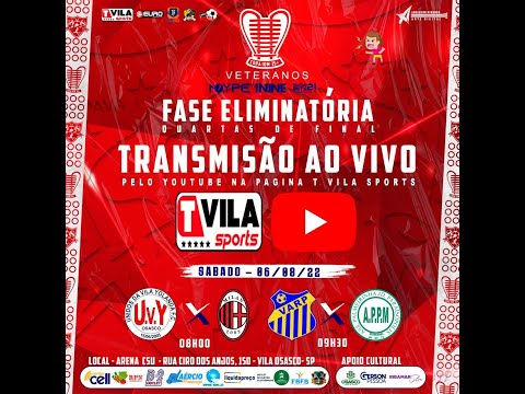 QUARTAS DE FINAL COPA IDM 35+ VETERANOS - UNIDOS VILA YOLANDA x MILAN
