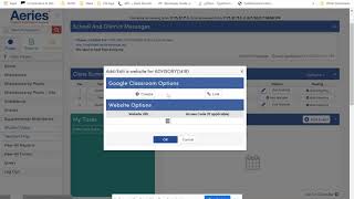 Linking Aeries Classes to Google Classroom