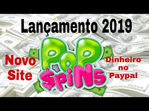 Pop Spins Lançamento 2019 novo site para ganhar dinheiro no paypal