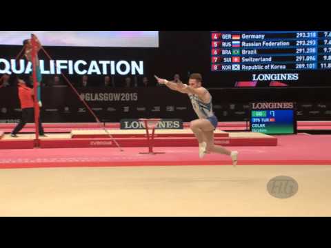 RADIVILOV Igor (UKR) - 2015 Artistic Worlds - Qualifications Floor Exercise